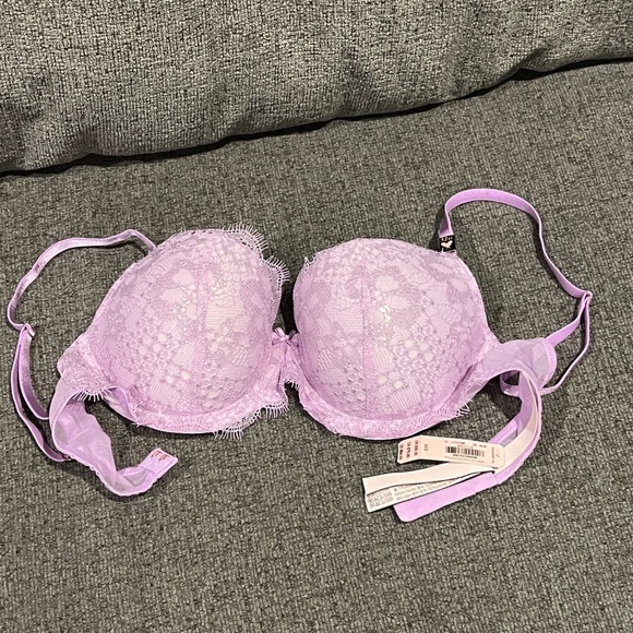 VICTORIA SECRET DREAM ANGELS LACE CUP DEMI BRA - Picture 4 of 6